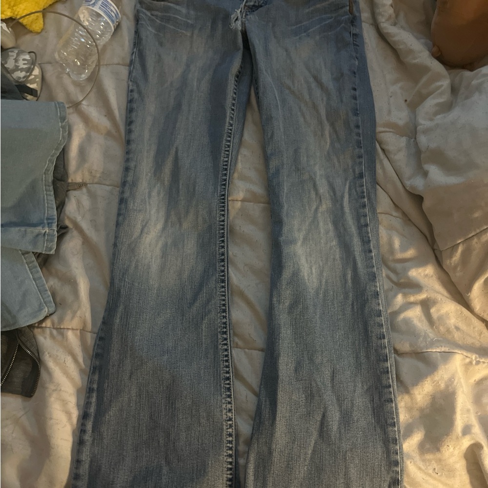 Silver Jeans Blue Flare Wide Leg Denim